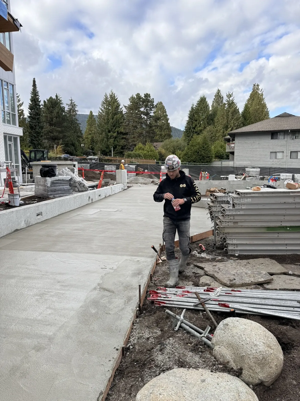 Concrete project by Infinity Construction