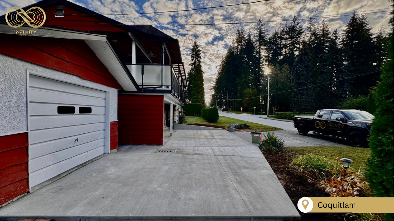 Driveway renovation in Coquitlam