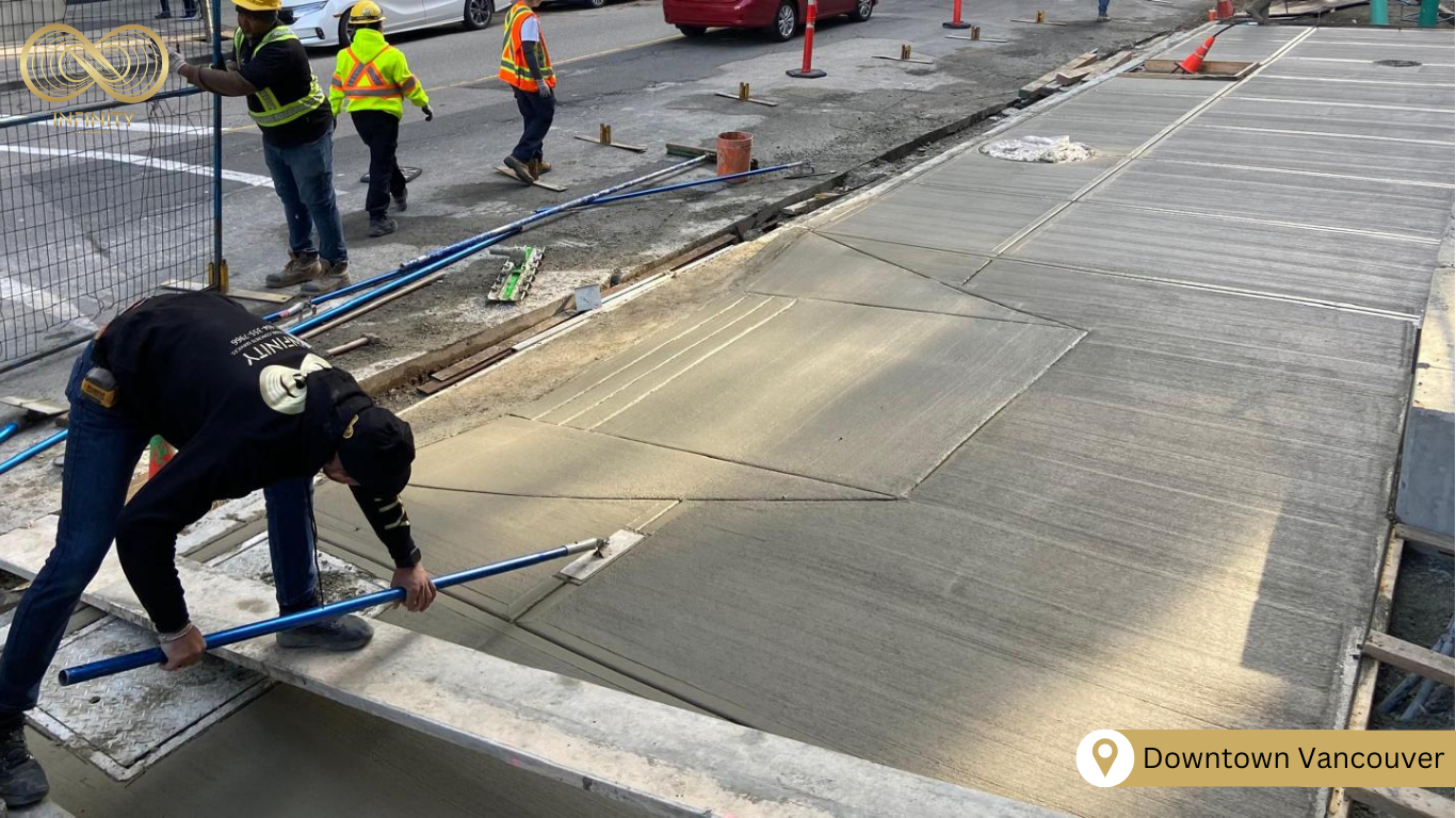 Sidewalks at Vancouver Downtown