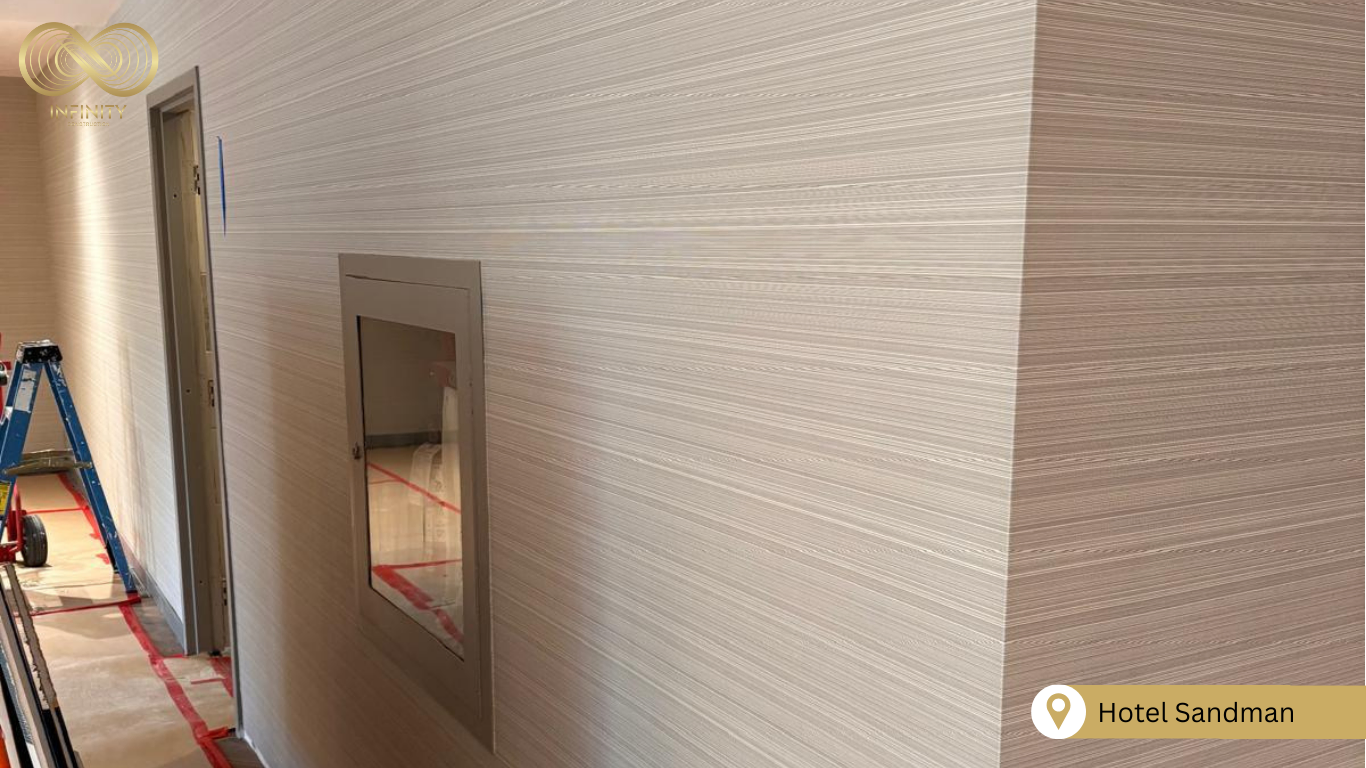 Wallpaper installation at Vancouver