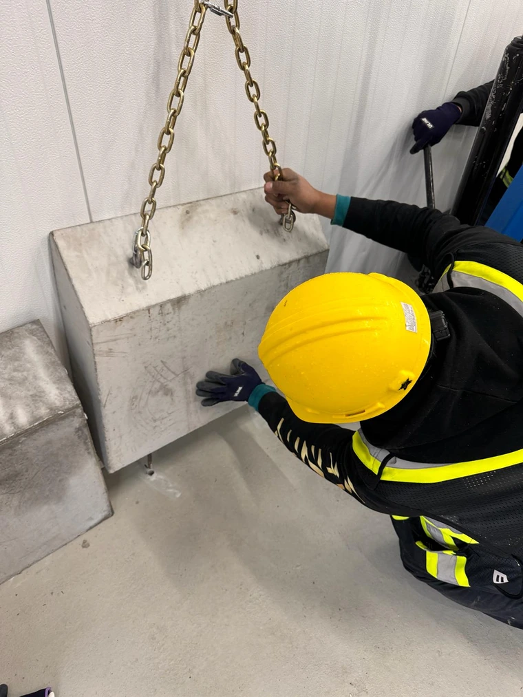 Creation and Installation of Precast Curbs